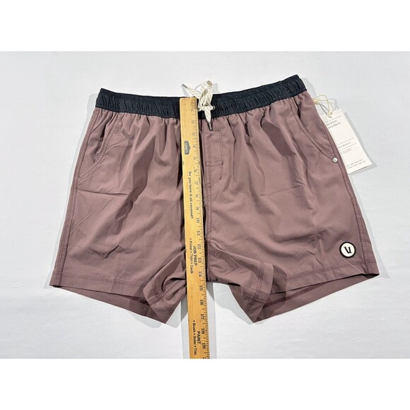 Vuori Mens Kore Chestnut Purple 5" Drawstring Lined Shorts Gym Sz 2XL NWT V367 - Picture 4 of 9